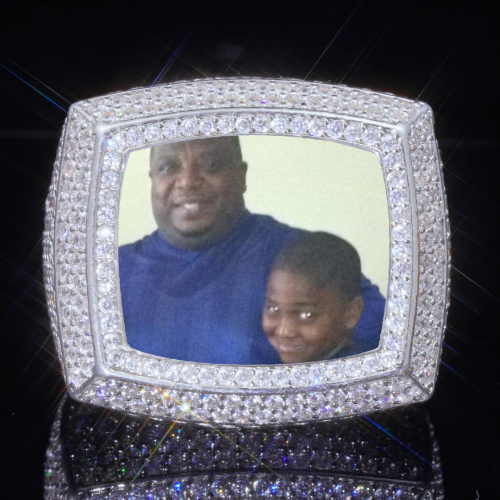3D CUSTOM PICTURE ICED RING