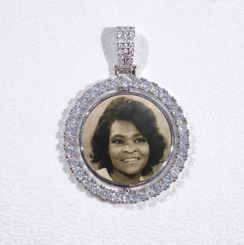 3D Spinning 2-Faced Custom Picture Pendant