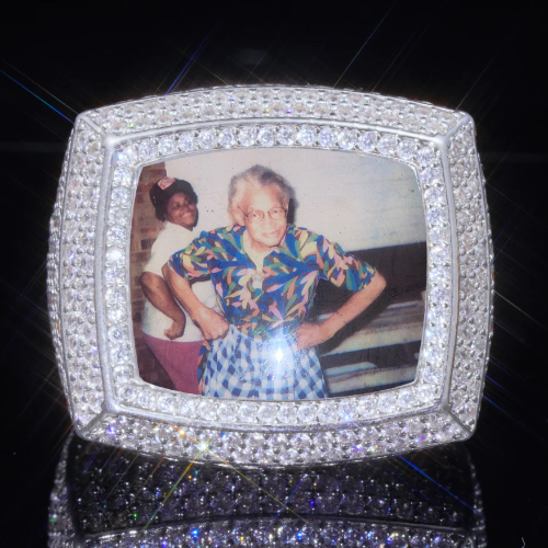 3D CUSTOM PICTURE ICED RING