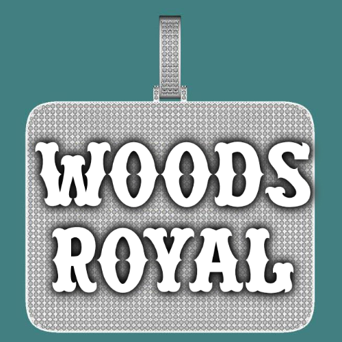 CUSTOM LETTER NECKLACE 3D BIG SQUARE