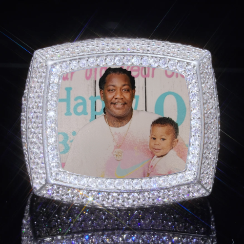 3D CUSTOM PICTURE ICED RING