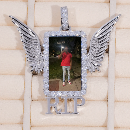 RIP WING 3D CUSTOM PICTURE PENDANT