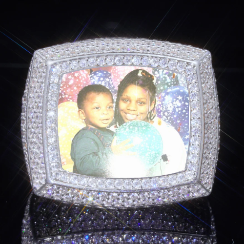 3D CUSTOM PICTURE ICED RING