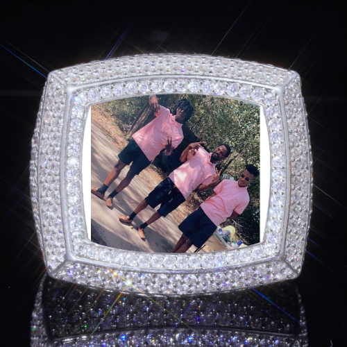 3D CUSTOM PICTURE ICED RING