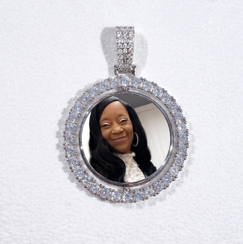 3D Spinning 2-Faced Custom Picture Pendant