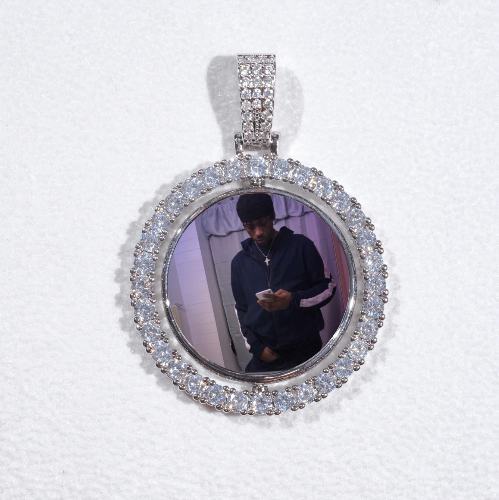 3D Spinning 2-Faced Custom Picture Pendant