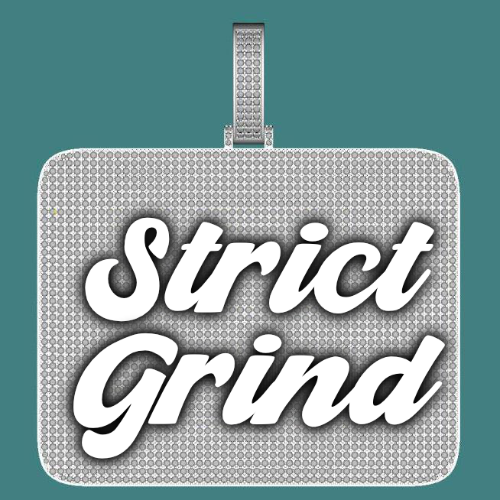 CUSTOM LETTER NECKLACE 3D BIG SQUARE