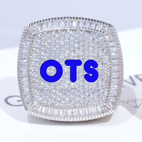 CUSTOM LETTER 3D ICED RING