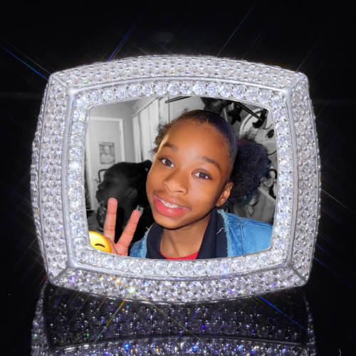 3D CUSTOM PICTURE ICED RING