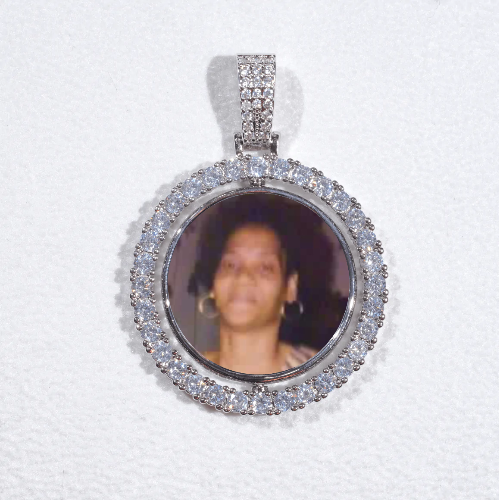 3D Spinning 2-Faced Custom Picture Pendant
