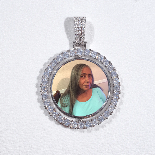 3D Spinning 2-Faced Custom Picture Pendant