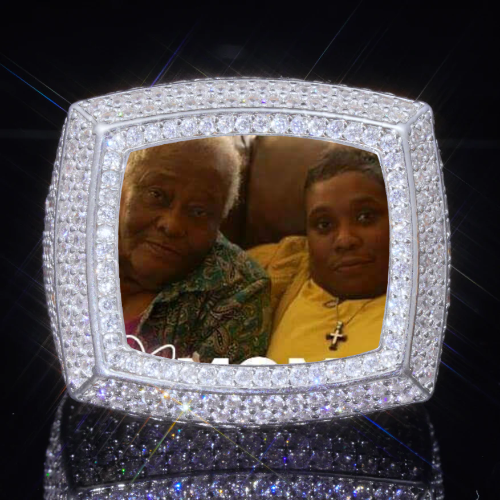 3D CUSTOM PICTURE ICED RING