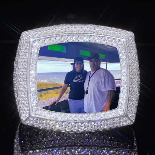 3D CUSTOM PICTURE ICED RING