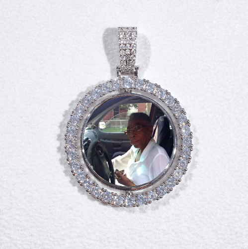 3D Spinning 2-Faced Custom Picture Pendant