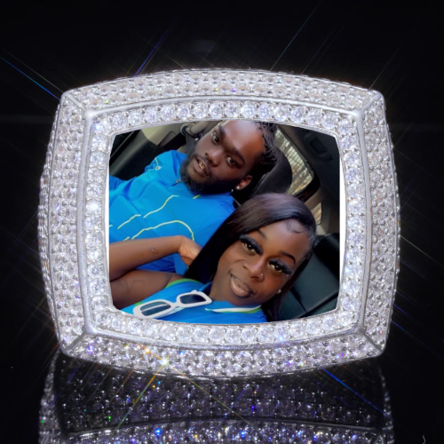3D CUSTOM PICTURE ICED RING