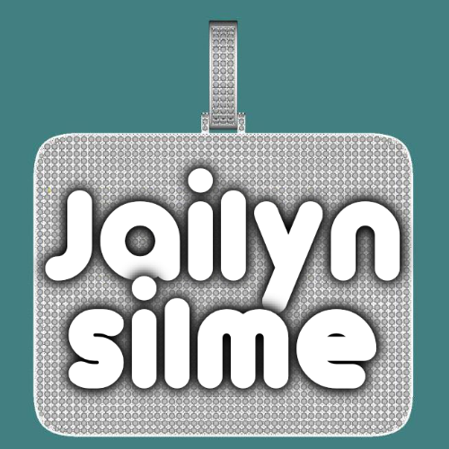 CUSTOM LETTER NECKLACE 3D BIG SQUARE