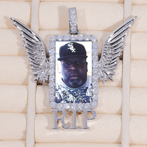 RIP WING 3D CUSTOM PICTURE PENDANT