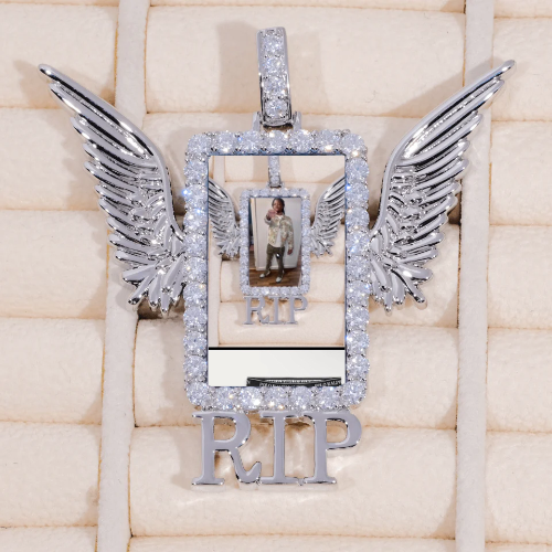 RIP WING 3D CUSTOM PICTURE PENDANT