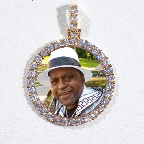 3D CIRCLE CUSTOM PICTURE PENDANT SMALL SIZE