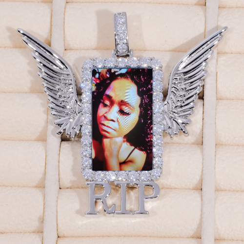 RIP WING 3D CUSTOM PICTURE PENDANT