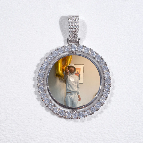 3D Spinning 2-Faced Custom Picture Pendant