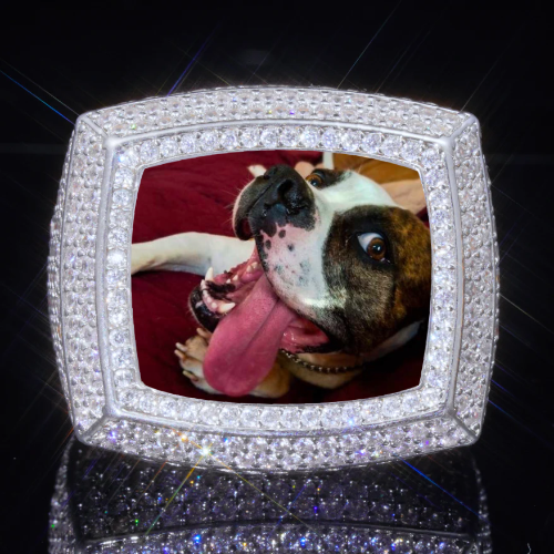 3D CUSTOM PICTURE ICED RING