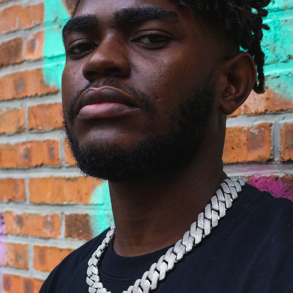 19mm Iced Prong Cuban Chain - The GUU Shop