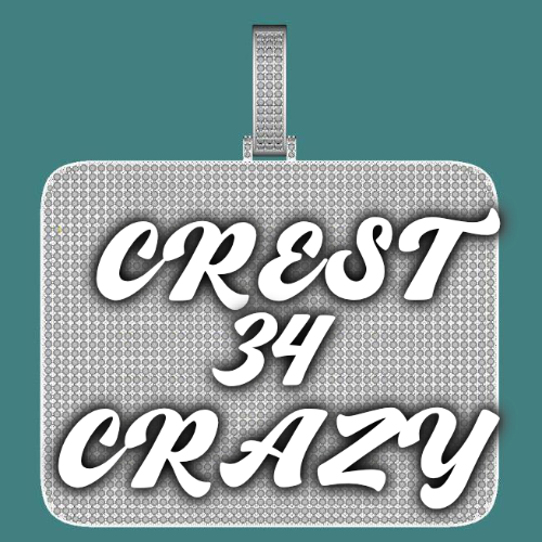 CUSTOM LETTER NECKLACE 3D BIG SQUARE