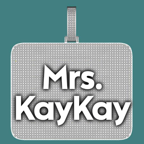 CUSTOM LETTER NECKLACE 3D BIG SQUARE