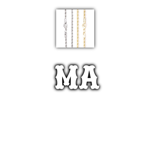 Custom Letters Freibeuter Font Necklace