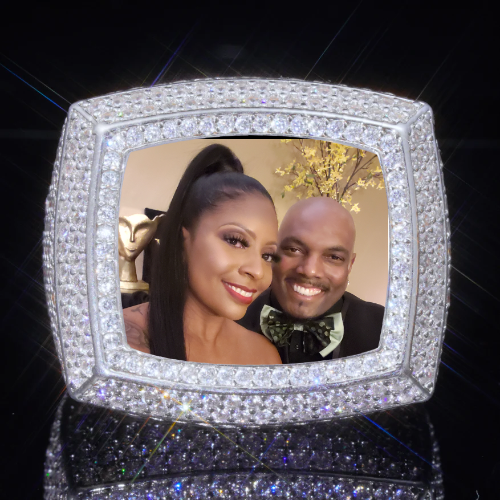 3D CUSTOM PICTURE ICED RING