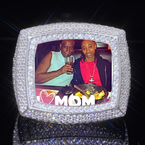 3D CUSTOM PICTURE ICED RING