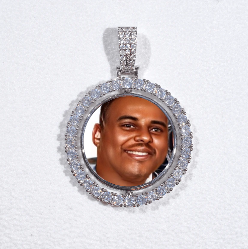 3D Spinning 2-Faced Custom Picture Pendant