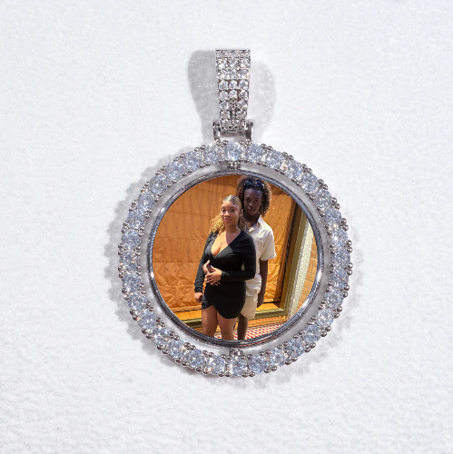 3D Spinning 2-Faced Custom Picture Pendant