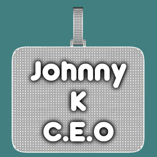 CUSTOM LETTER NECKLACE 3D BIG SQUARE