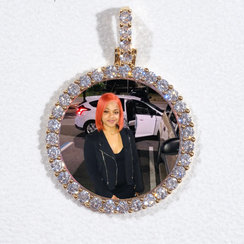 3D CIRCLE CUSTOM PICTURE PENDANT SMALL SIZE