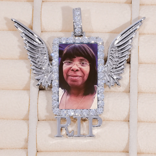 RIP WING 3D CUSTOM PICTURE PENDANT