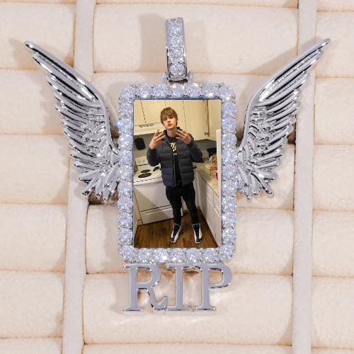 RIP WING 3D CUSTOM PICTURE PENDANT