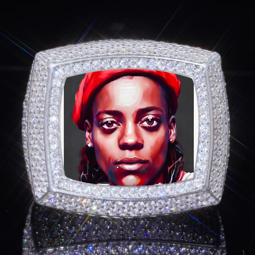3D CUSTOM PICTURE ICED RING