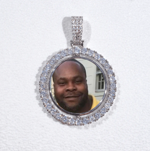 3D Spinning 2-Faced Custom Picture Pendant