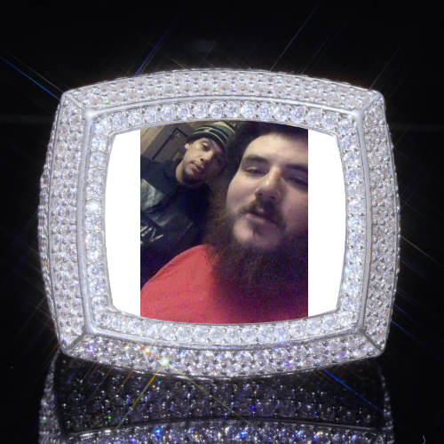 3D CUSTOM PICTURE ICED RING