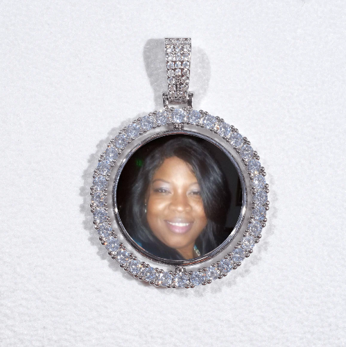 3D Spinning 2-Faced Custom Picture Pendant