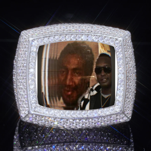 3D CUSTOM PICTURE ICED RING