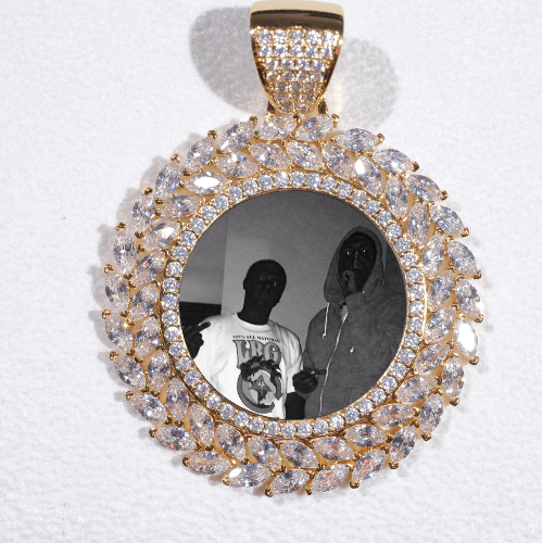 Large 3D Wheat Ear Custom Picture Pendant