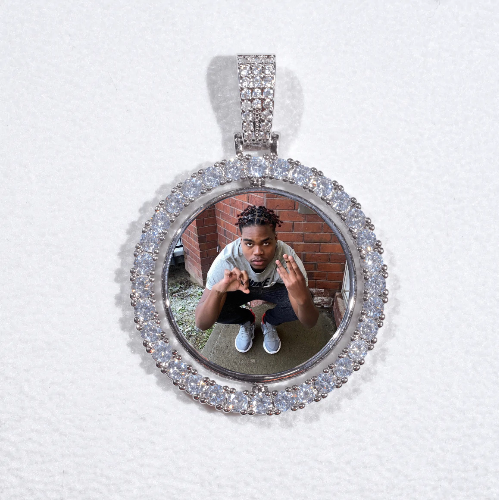 3D Spinning 2-Faced Custom Picture Pendant