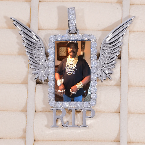 RIP WING 3D CUSTOM PICTURE PENDANT