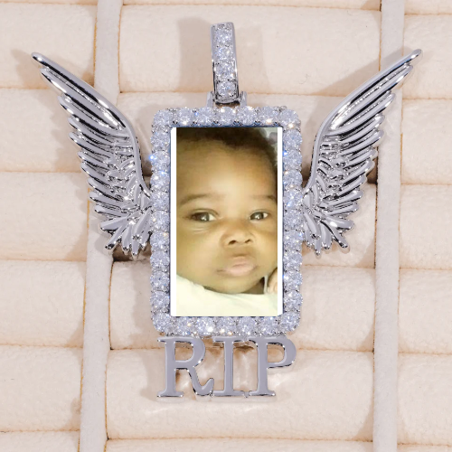 RIP WING 3D CUSTOM PICTURE PENDANT