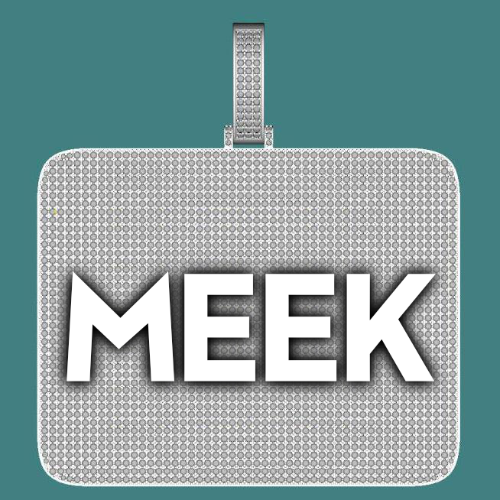 CUSTOM LETTER NECKLACE 3D BIG SQUARE