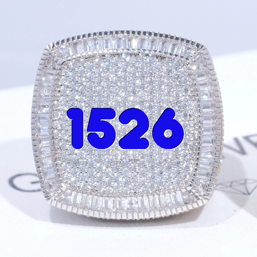CUSTOM LETTER 3D ICED RING