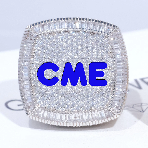CUSTOM LETTER 3D ICED RING
